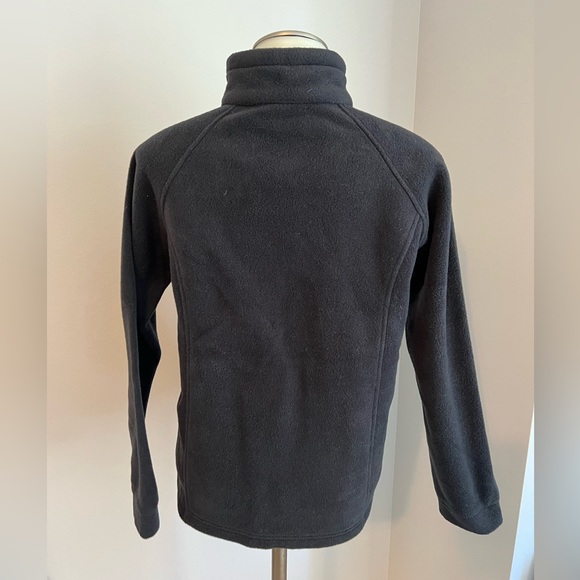 Columbia Jacket Girls Large 14 16 Black Pink Full Zip Fleece Hiking Outdoor LN - Picture 2 of 7